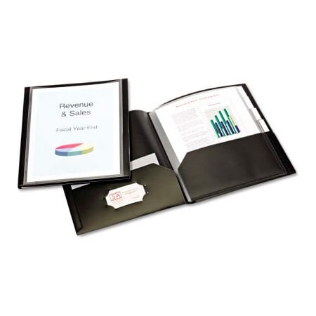 Cardinal Brands Cardinal  ReportPro 10-Pocket Project Organizer, Letter, Black 13601